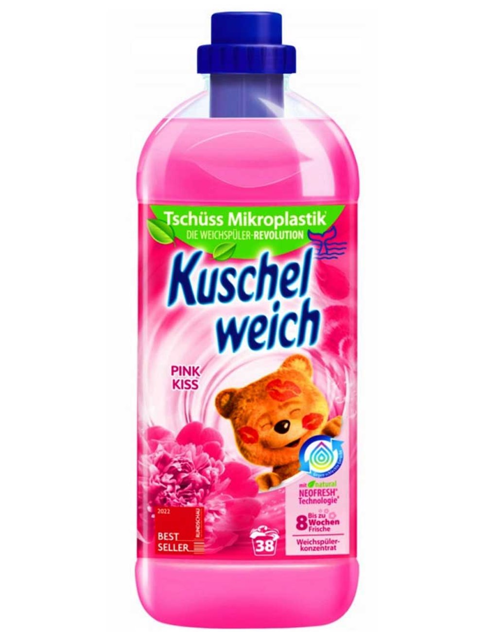 Kuschelweich Płyn do Płukania Tkanin Pink Kiss (38 płukań) 1 L (DE)