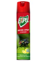 Expel Mucho - Spray Aerozol Owadobójczy na Owady Latające o Zapachu Cytrynowy 400 ml