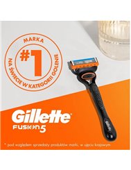 Gillette Wkłady Wymienne do Maszynki dla Mężczyzn (5 ostrzy) Fusion 4 szt