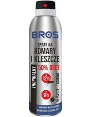 Spray na Komary i Kleszcze 50% Deet Bros 90 ml