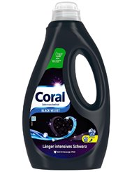 Coral Żel do Prania Tkanin Czarnych Black Velvet (23 prania) 1,15 L (DE)