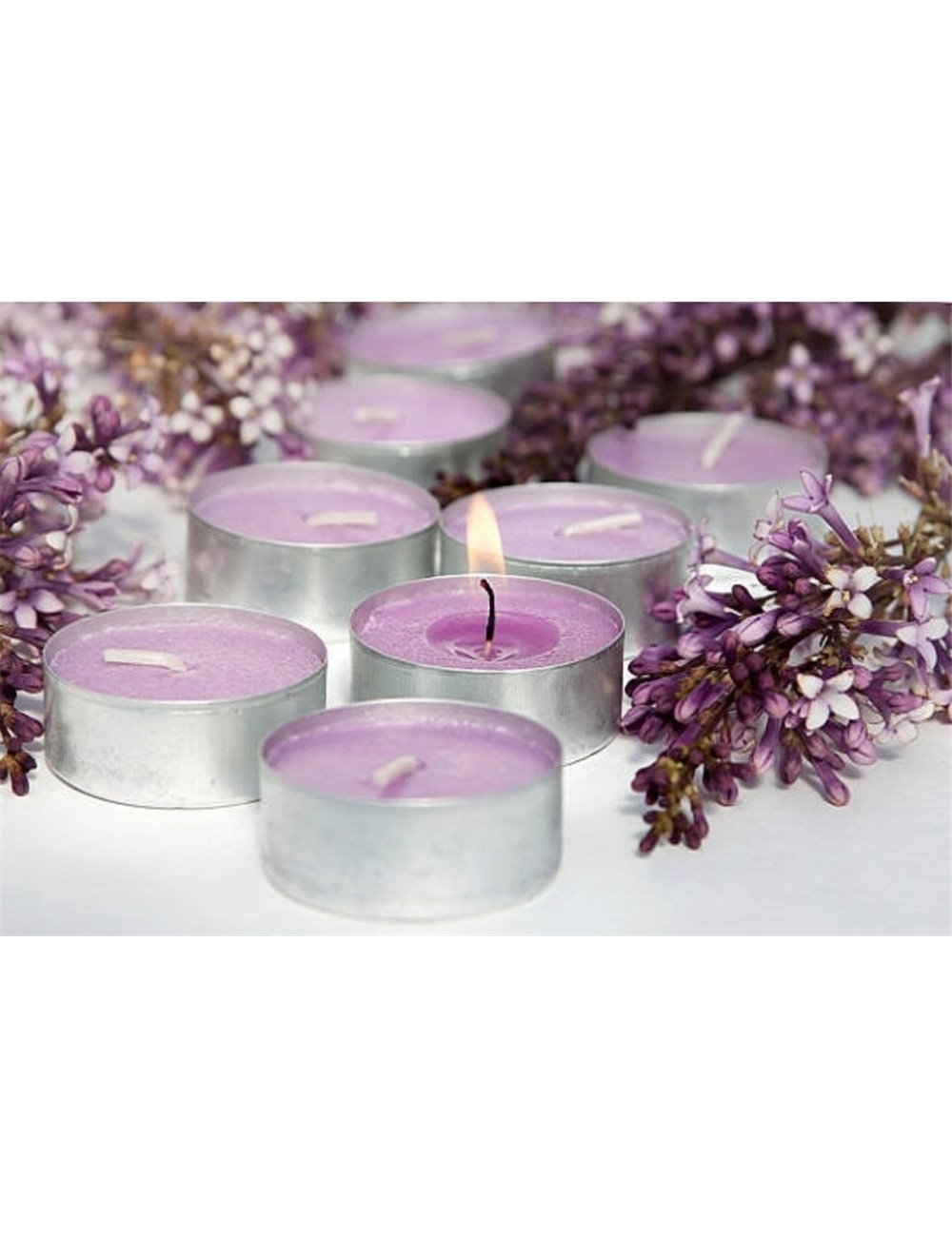 Bispol Aura Scented Candles Lilac Świece Zapachowe Bez 30 szt
