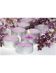 Bispol Aura Scented Candles Lilac Świece Zapachowe Bez 30 szt