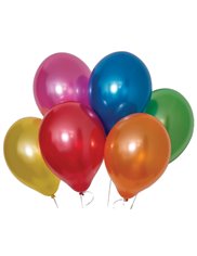 Balony Metalizowane (12") Kolorowe Latex Belbal 100 szt