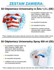 Sil odplamiacz uniwersalny spray 500 ml + żel 1,3 L (DE)