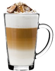Szklanka do latte (320 ml) z uchem Tadar