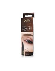 Delia piórkowy marker do brwi (6 ml) Brązowy 